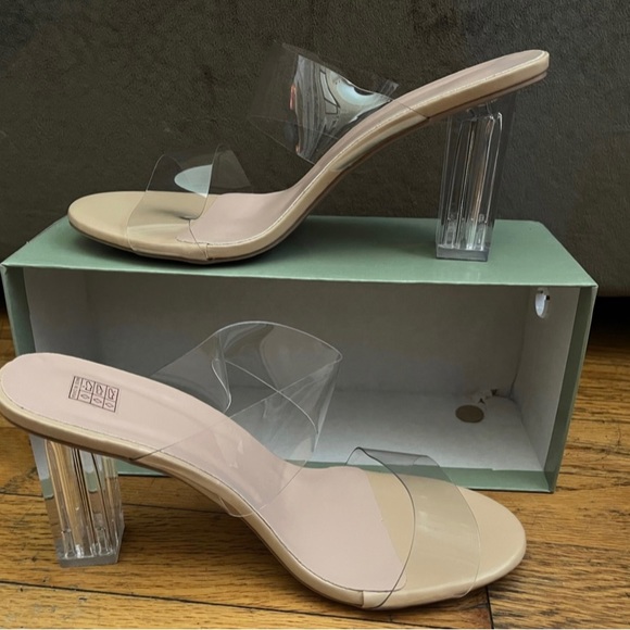 Clear block heels - Picture 2 of 3